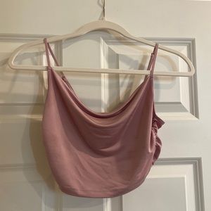 Urban outfitters cowl neck cropped going out top